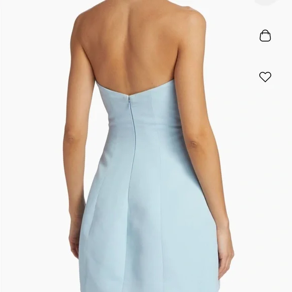 Sachin + Babi Light Blue Strapless Mini Dress (hemmed to fit size small) - Picture 5 of 9